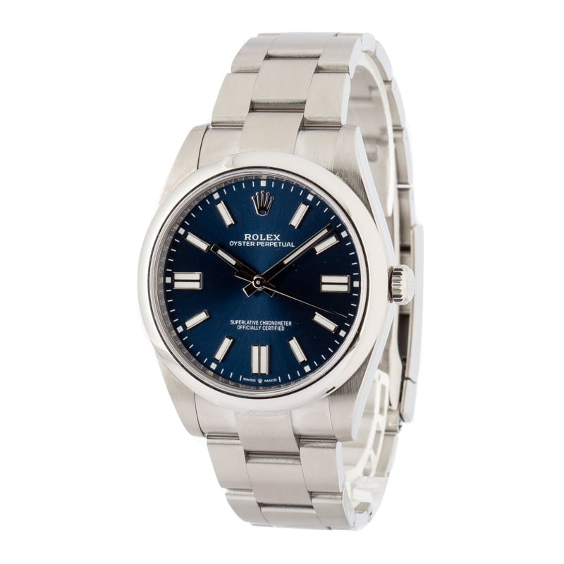 Rolex Oyster Perpetual 41 Ref 124300 Blue Dial
