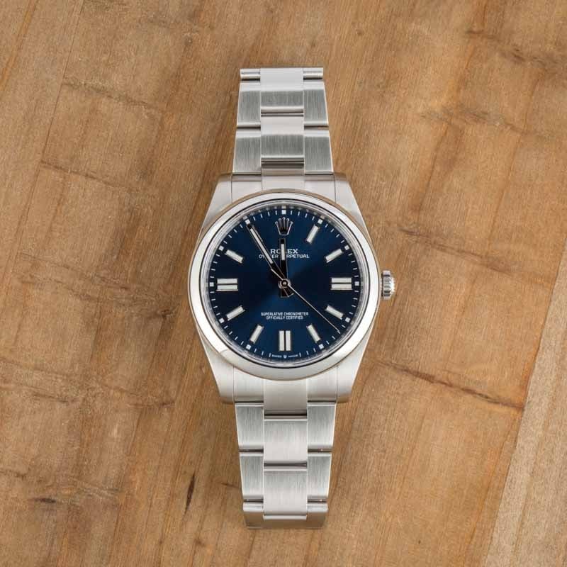 Rolex Oyster Perpetual 41 Ref 124300 Blue Dial