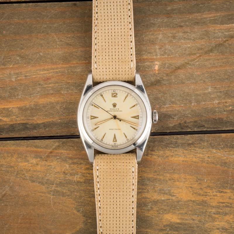 Vintage Rolex Oyster Perpetual 6098 Stainless Steel