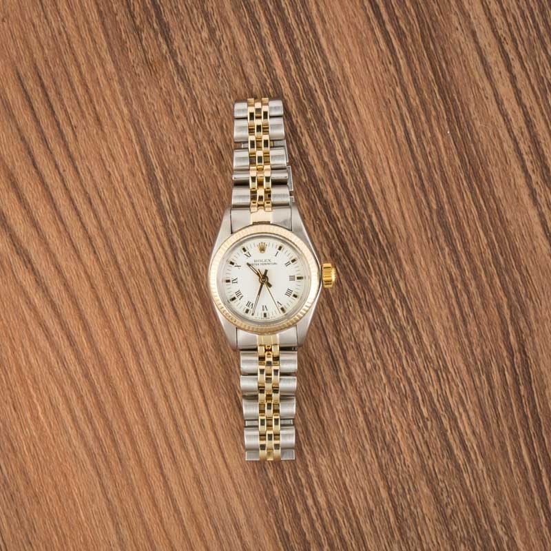 Ladies Rolex Oyster Perpetual 6719 Steel & Gold
