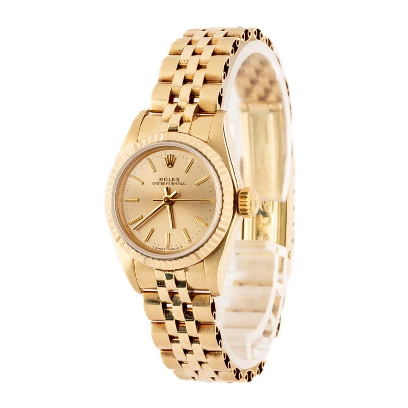 Ladies Oyster Perpetual 6719 Yellow Gold