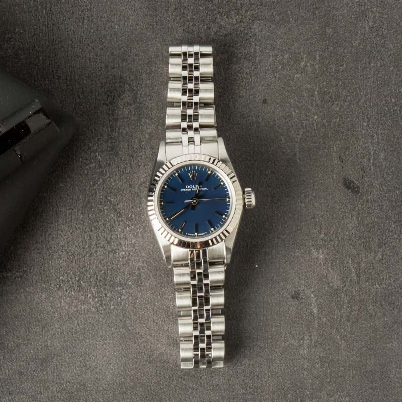 Rolex Oyster Perpetual 67194 Blue Dial