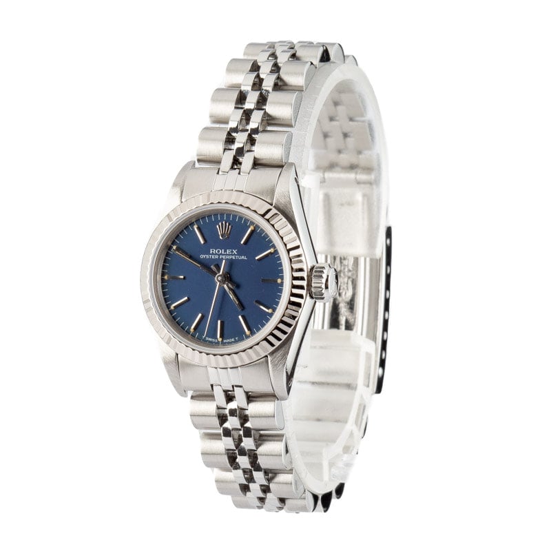 Rolex Oyster Perpetual 67194 Blue Dial