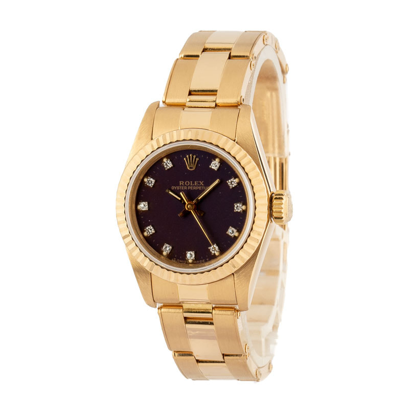 Rolex Oyster Perpetual 67198 Yellow Gold