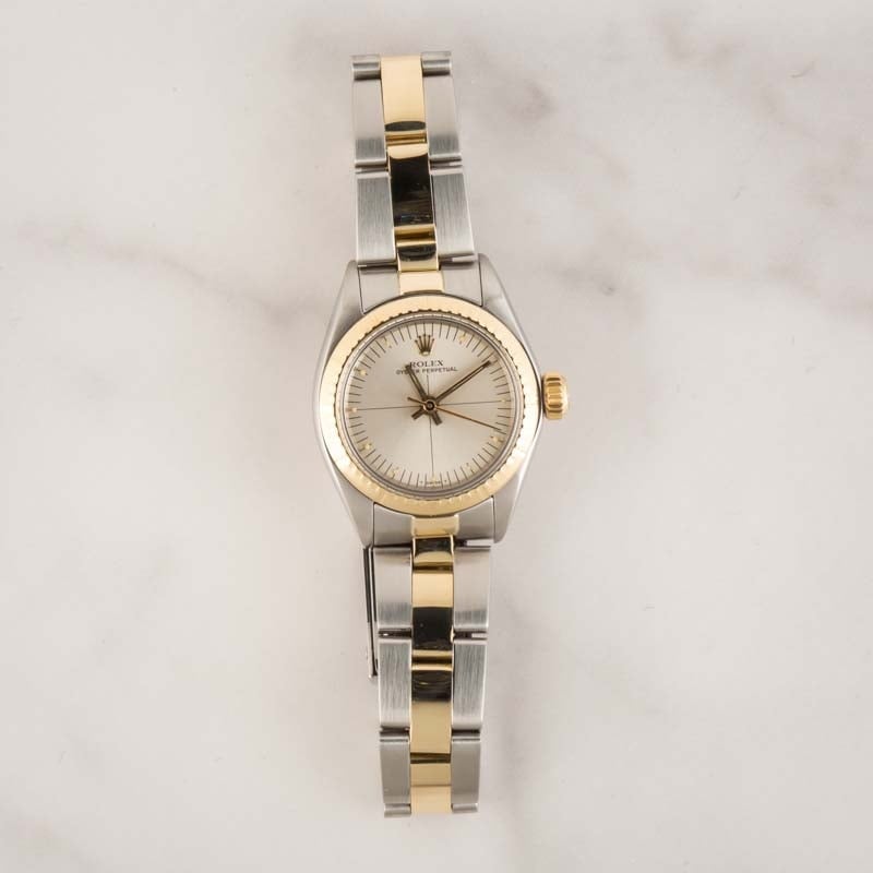 Ladies Rolex Oyster Perpetual 6724 Two Tone