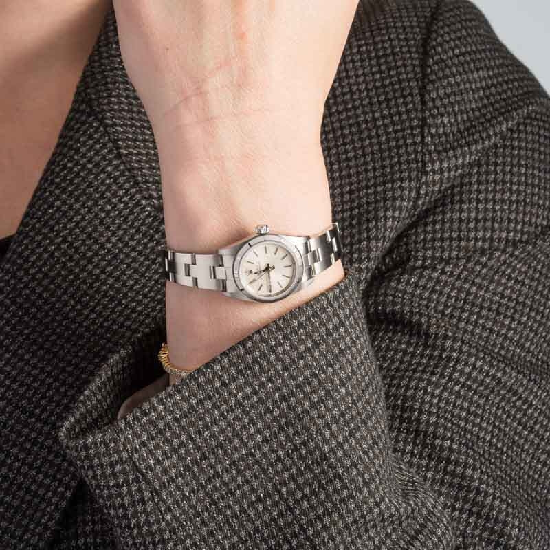 Rolex Oyster Perpetual Ref 76030 Silver Dial