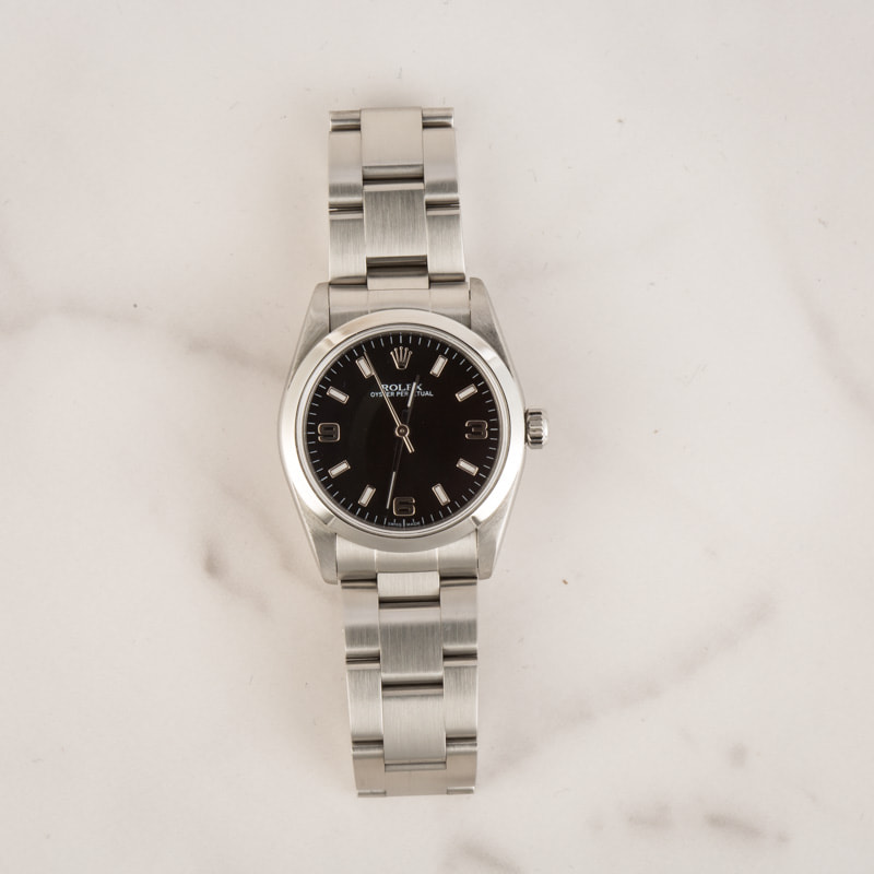 Ladies Rolex Oyster Perpetual 77080 Stainless Steel