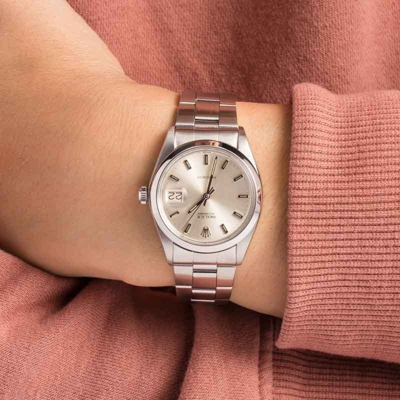 Rolex OysterDate Ref 6694 Silver Dial