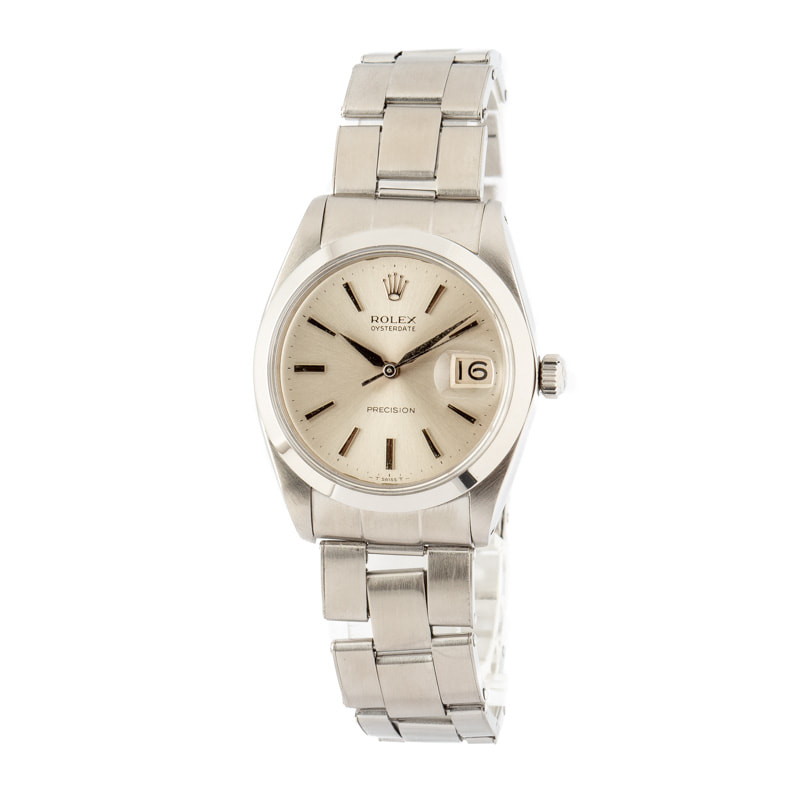 Rolex Oyster Date 6694 Silver Dial