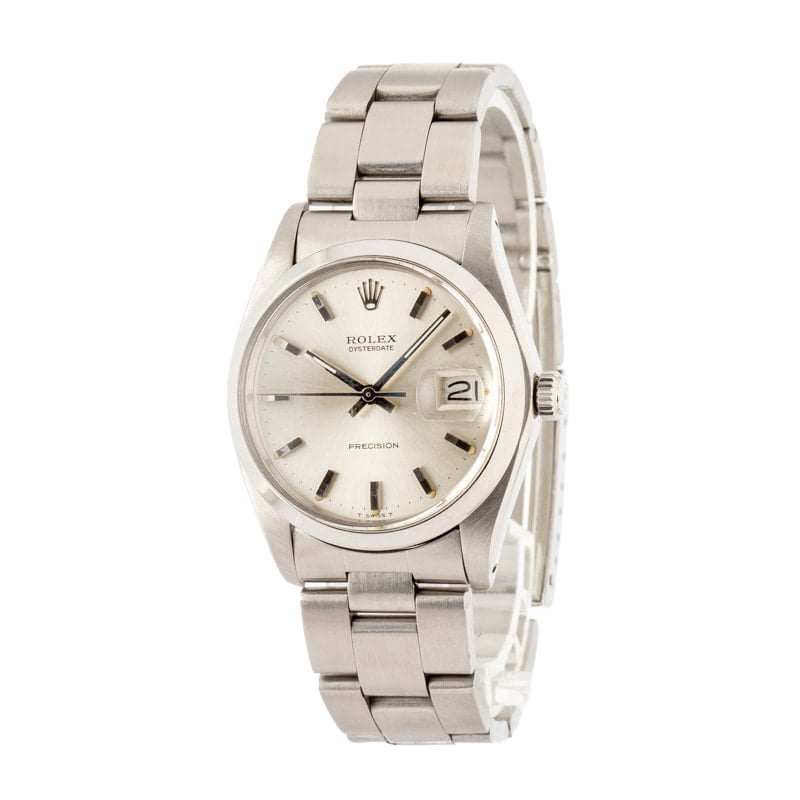 Rolex Oyster Date 6694 Silver Dial