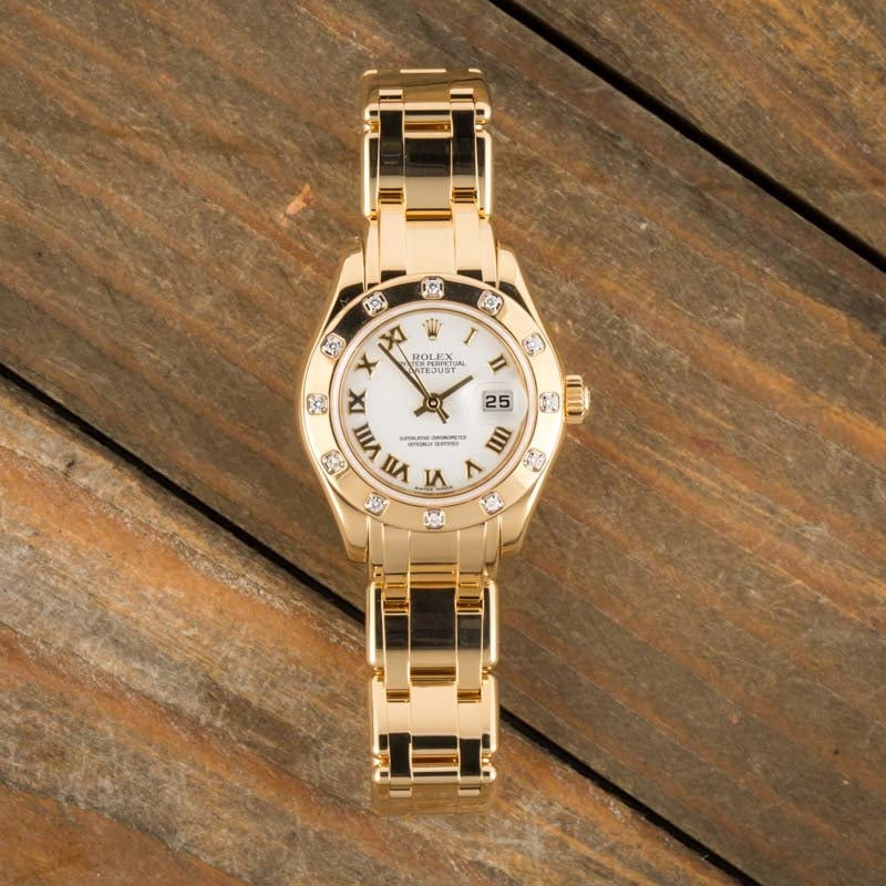 Ladies Rolex Pearlmaster 80318 Diamond