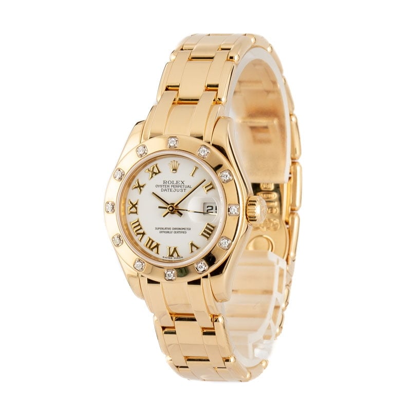 Ladies Rolex Pearlmaster 80318 Diamond