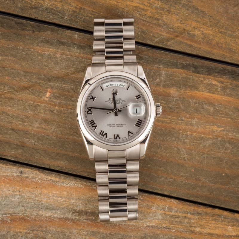 Rolex Day-Date 118209 White Gold