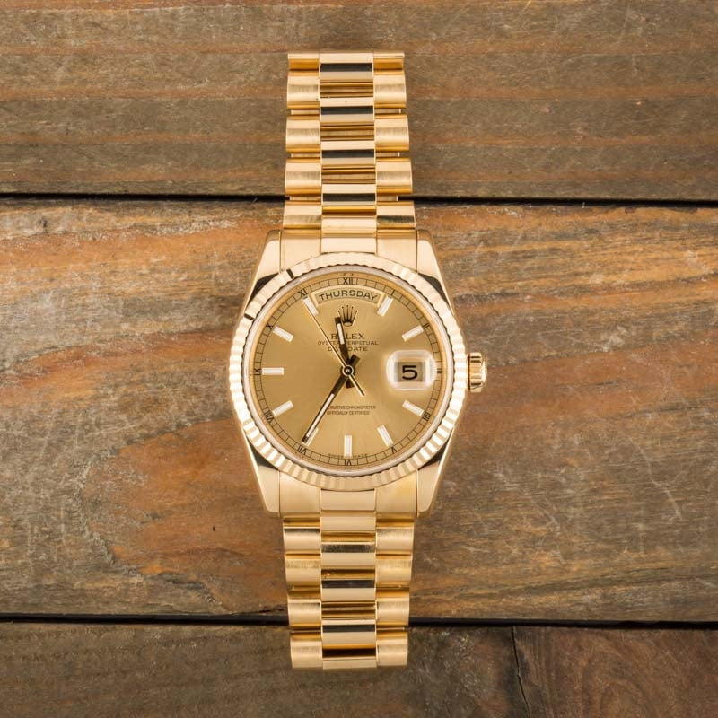 Pre-Owned Rolex President 118238
