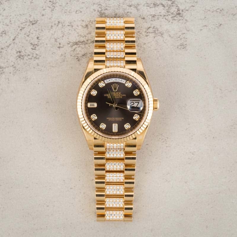 Rolex Day-Date 36 Ref 128238 18k Yellow Gold