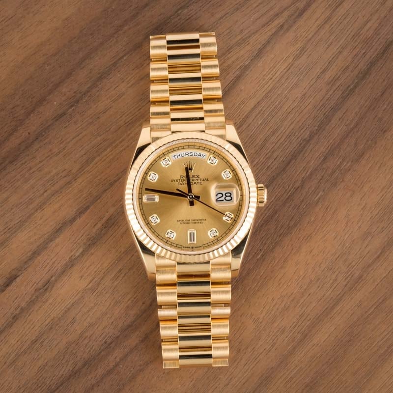 Rolex Day-Date 128238 18k Yellow Gold