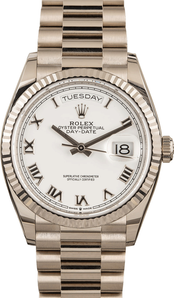 Image of Rolex White Gold President 128239