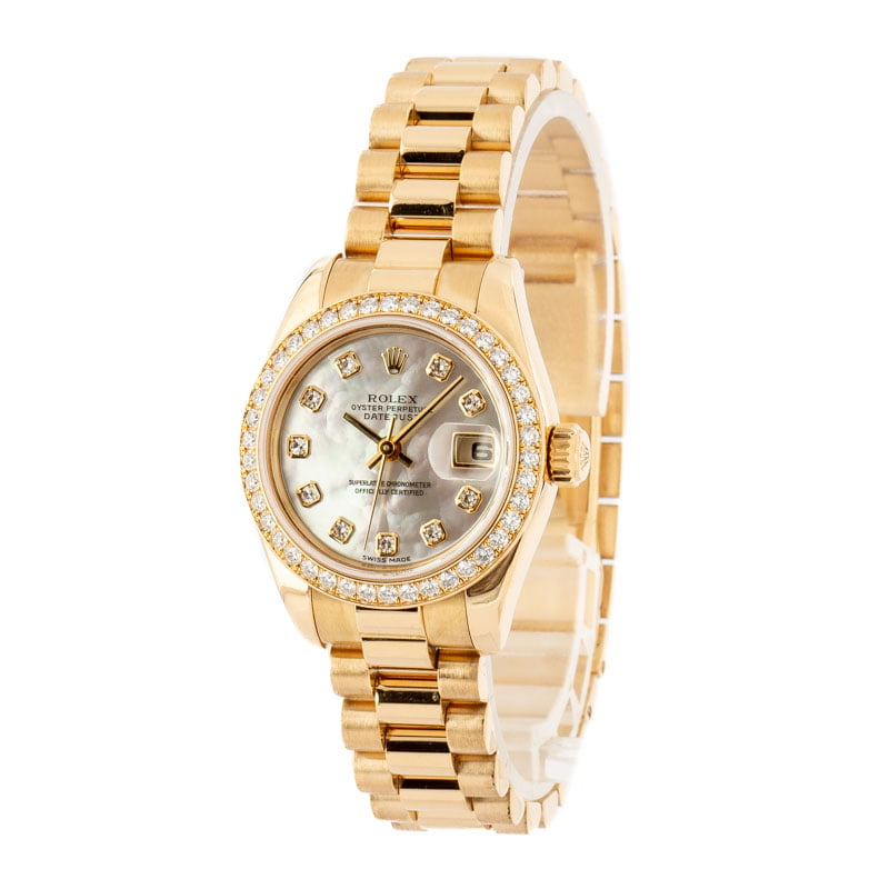 Rolex Ladies President 179178 Diamond Dial