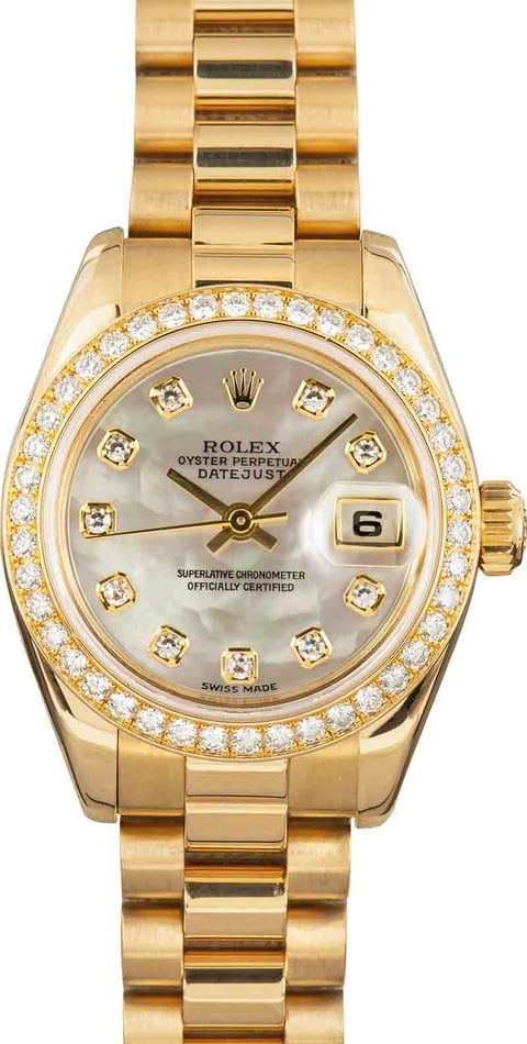 Rolex Ladies President 179178 Diamond Dial