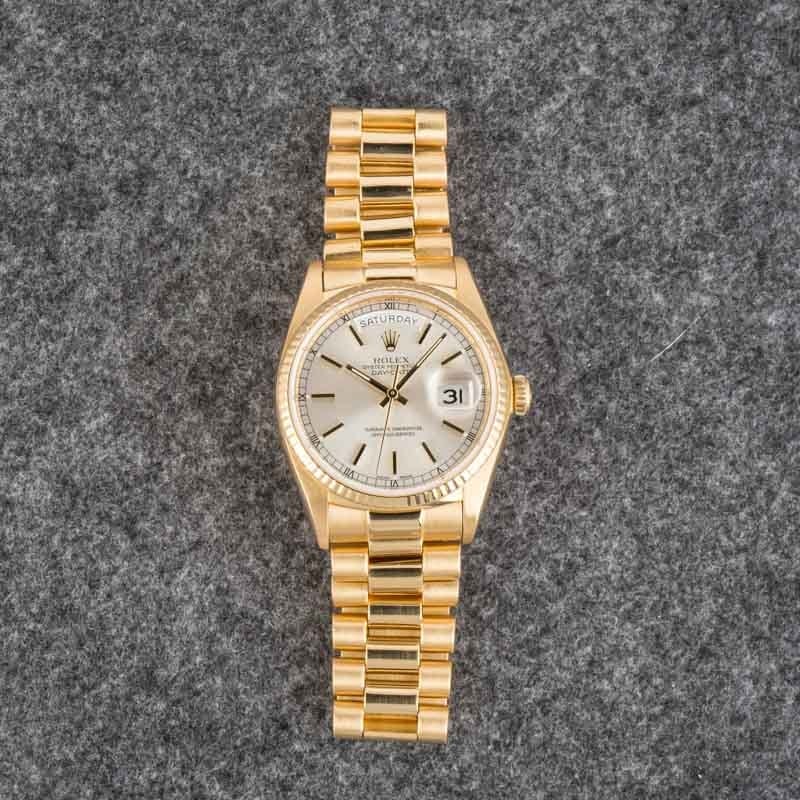 Rolex President 18038 Silver Dial
