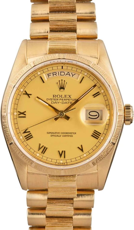 næve impuls Forfatning Buy Used Rolex President 18078 | Bob's Watches - Sku: 152223