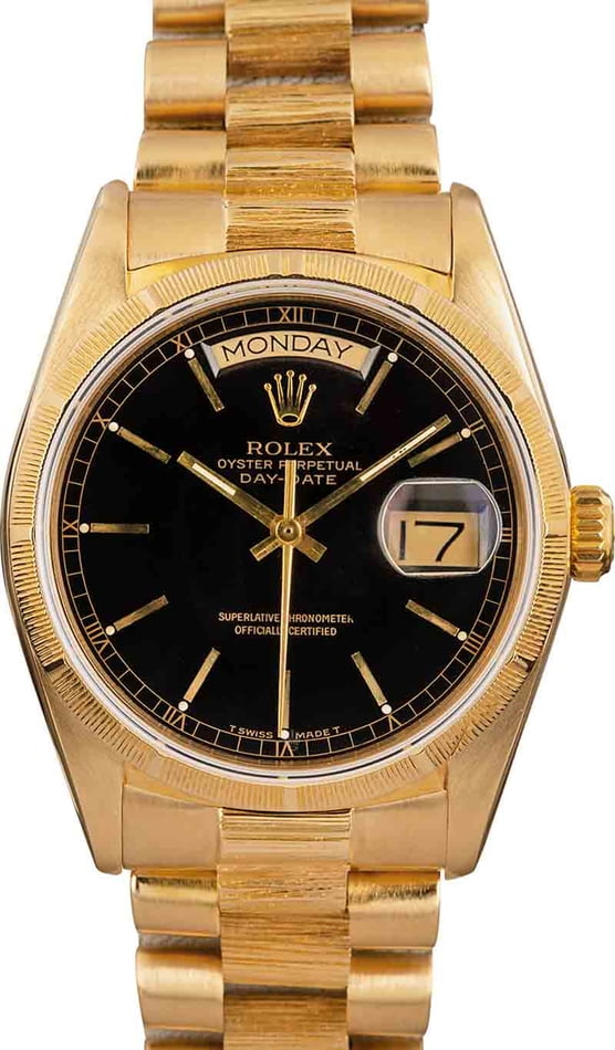 Rolex Day-Date President 18078 Barked Finish