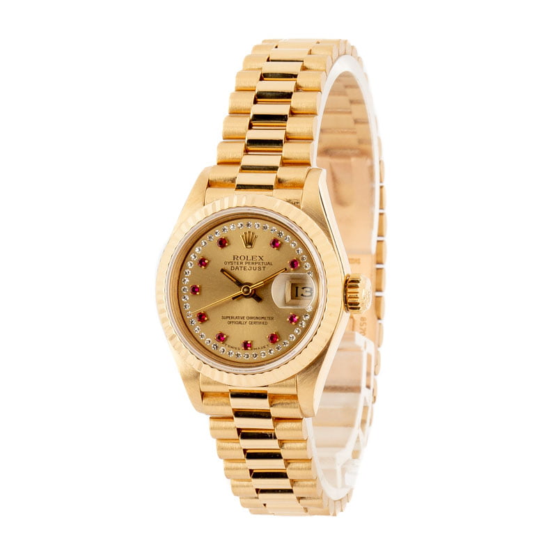 Rolex Ladies President 69138 Diamond Dial