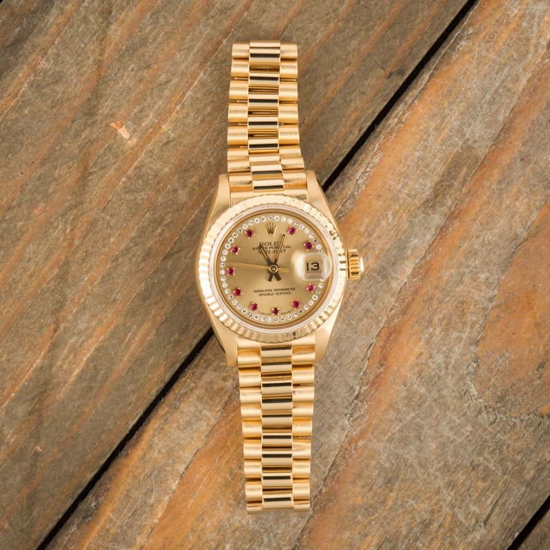 Rolex Ladies President 69138 Diamond Dial