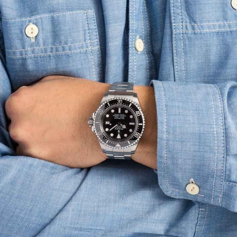 Pre-Owned Rolex Sea-Dweller 116660 Black Dial