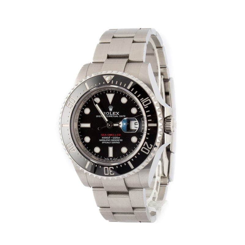 Rolex Sea-Dweller Stainless Steel Ref 126600 Red Lettering Dial