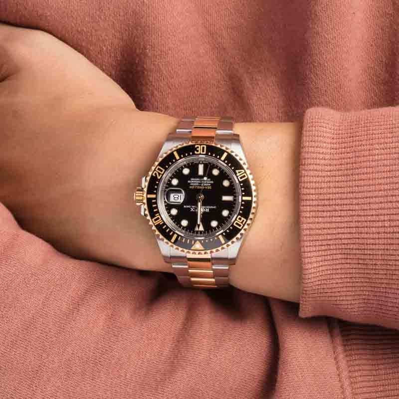Pre-Owned Rolex Sea-Dweller 126603 Two-Tone