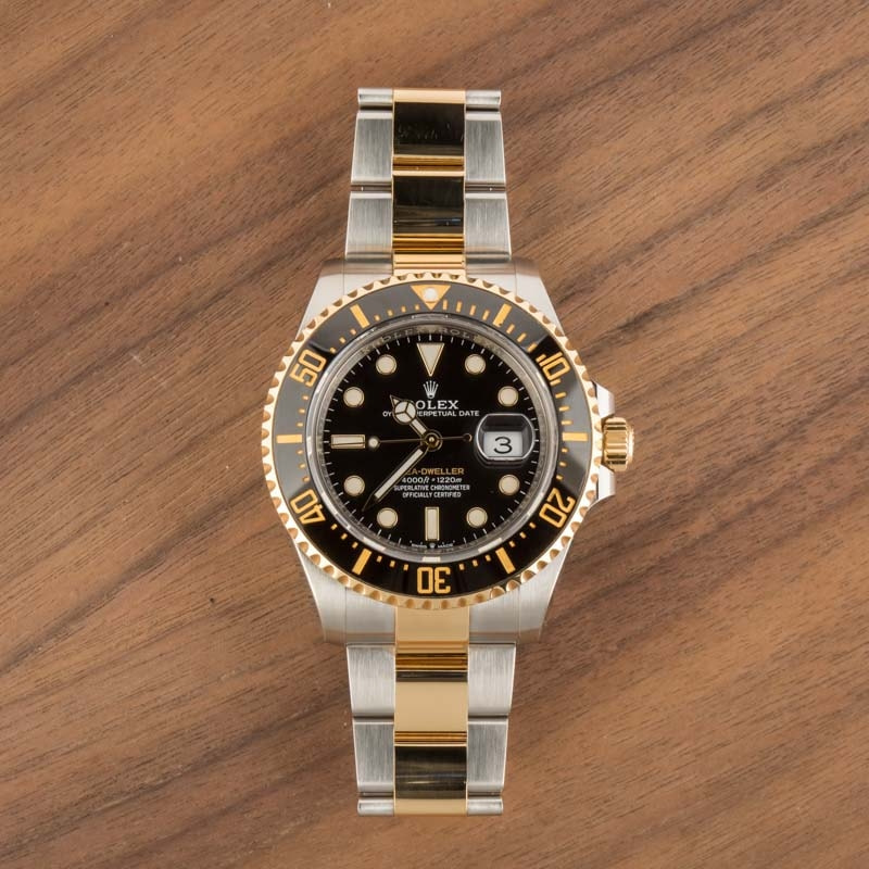 Pre-Owned Rolex Sea-Dweller 126603 Two-Tone