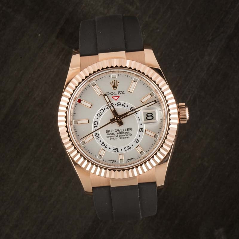 Rolex Sky-Dweller 326235 18k Everose Gold