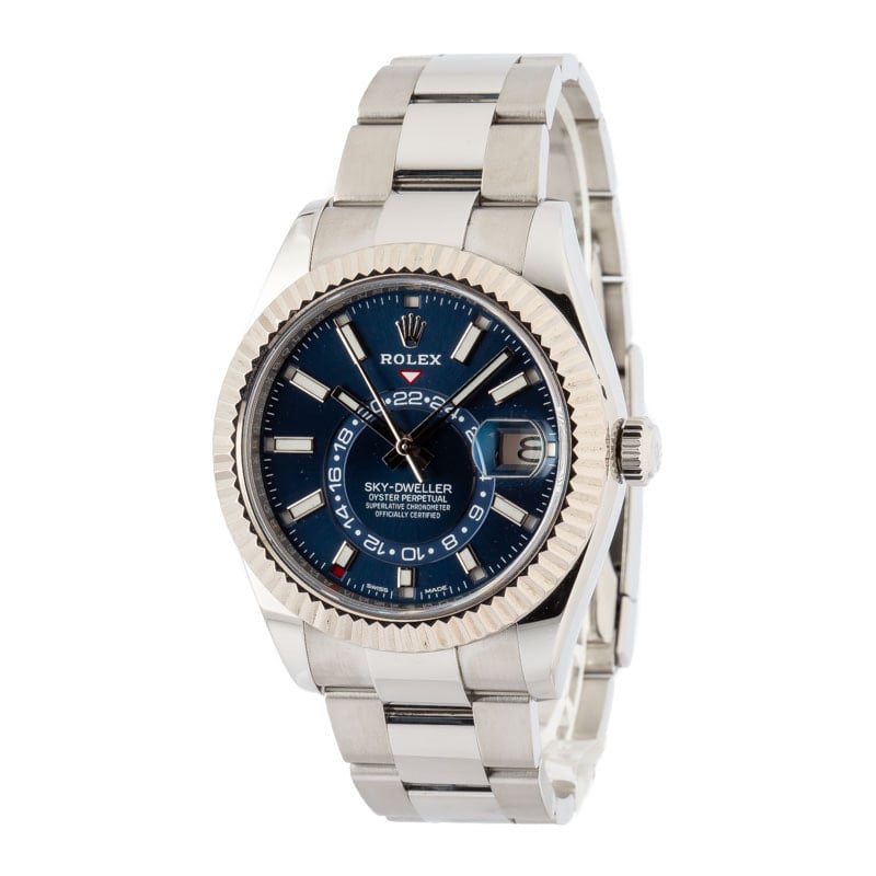 Rolex Sky-Dweller 326934 Blue Index Dial