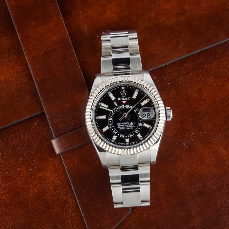 Rolex Sky-Dweller 326934 Black Index Dial