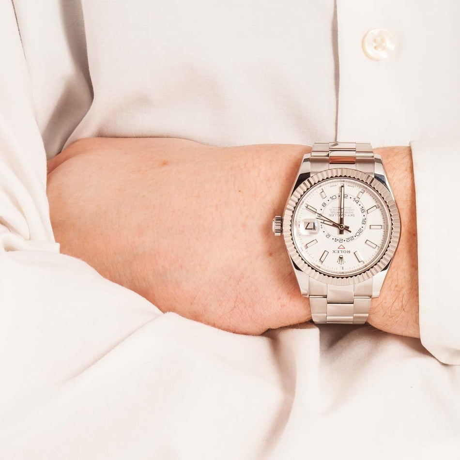 Rolex Sky-Dweller 326934 White Luminous Dial