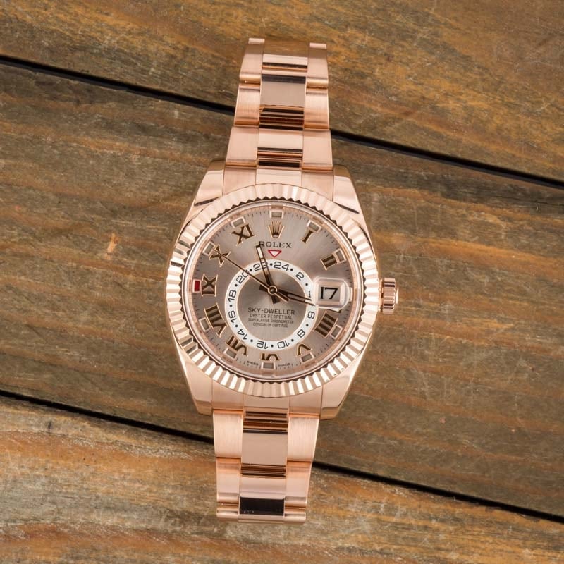 Rolex Sky-Dweller 326935 18k Everose Gold