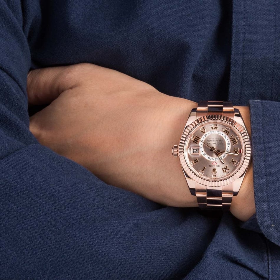 Rolex Sky-Dweller 326935 18k Everose Gold