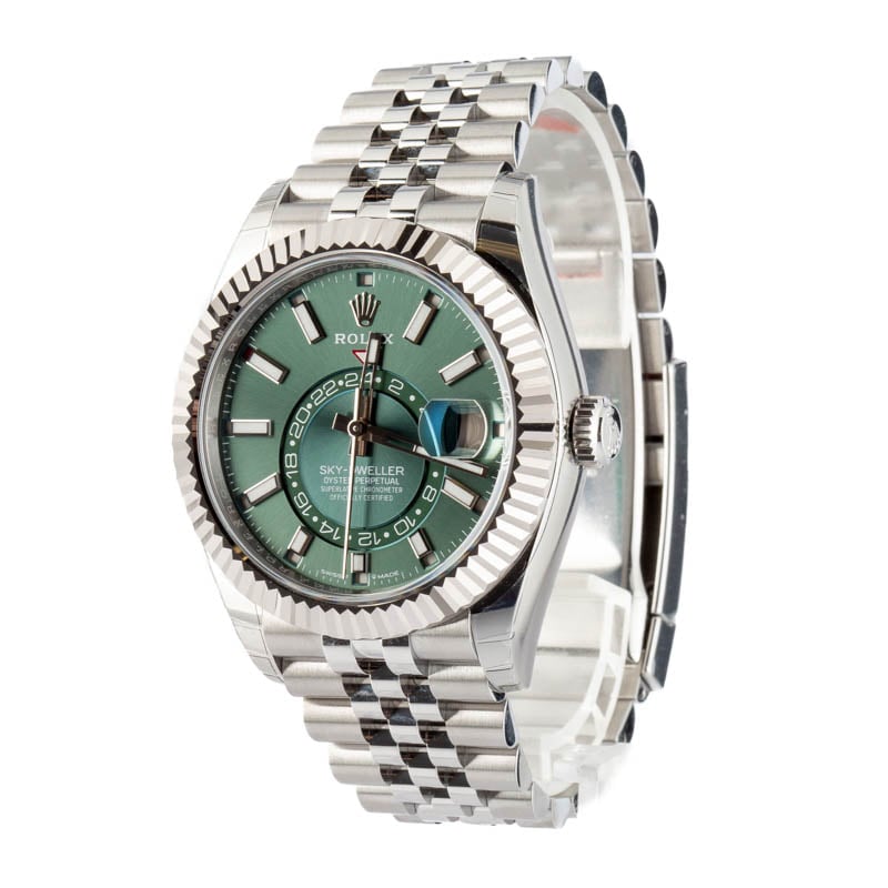 Rolex Sky-Dweller Ref 336934 Green Dial