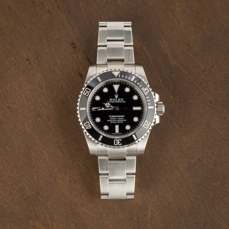 Pre-Owned Rolex Submariner 114060 Stainless Steel