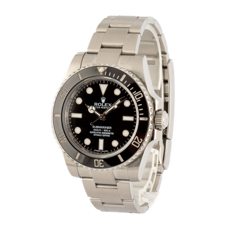 Rolex Submariner 114060 Ceramic No Date