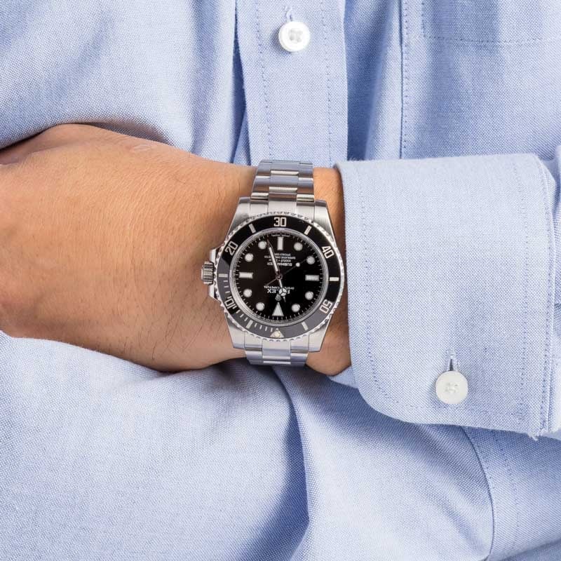 Pre-Owned Rolex Submariner 114060 Stainless Steel