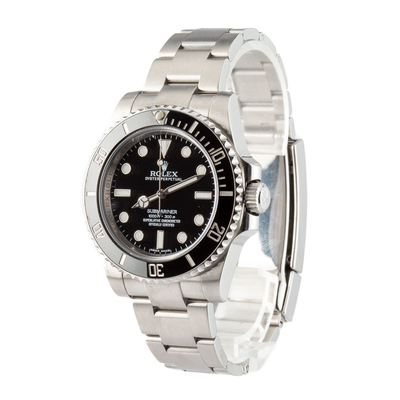 Men's Rolex Submariner 114060 Ceramic Bezel