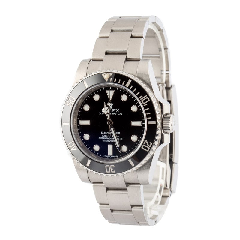Men's Rolex Submariner No Date 114060 Stainless Steel