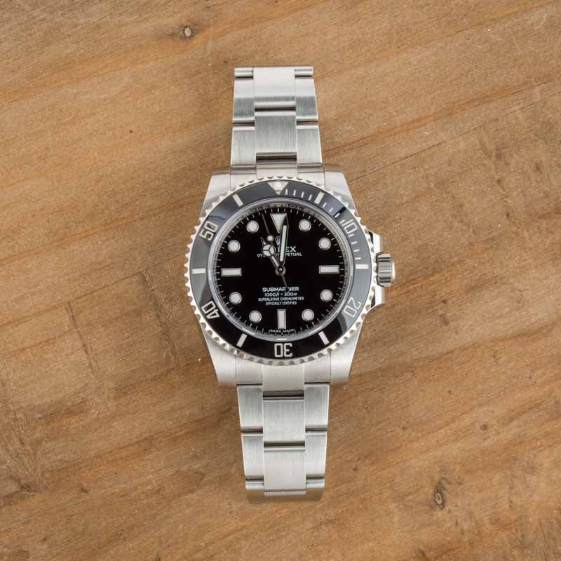 Men's Rolex Submariner 114060 Ceramic Bezel