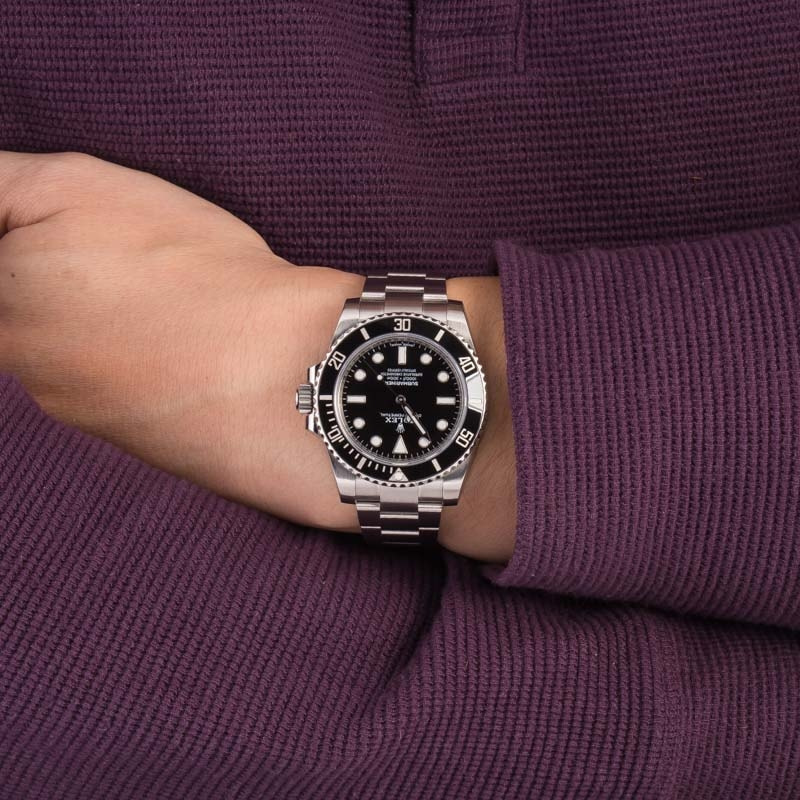 Pre-Owned Rolex Submariner 114060 Stainless Steel