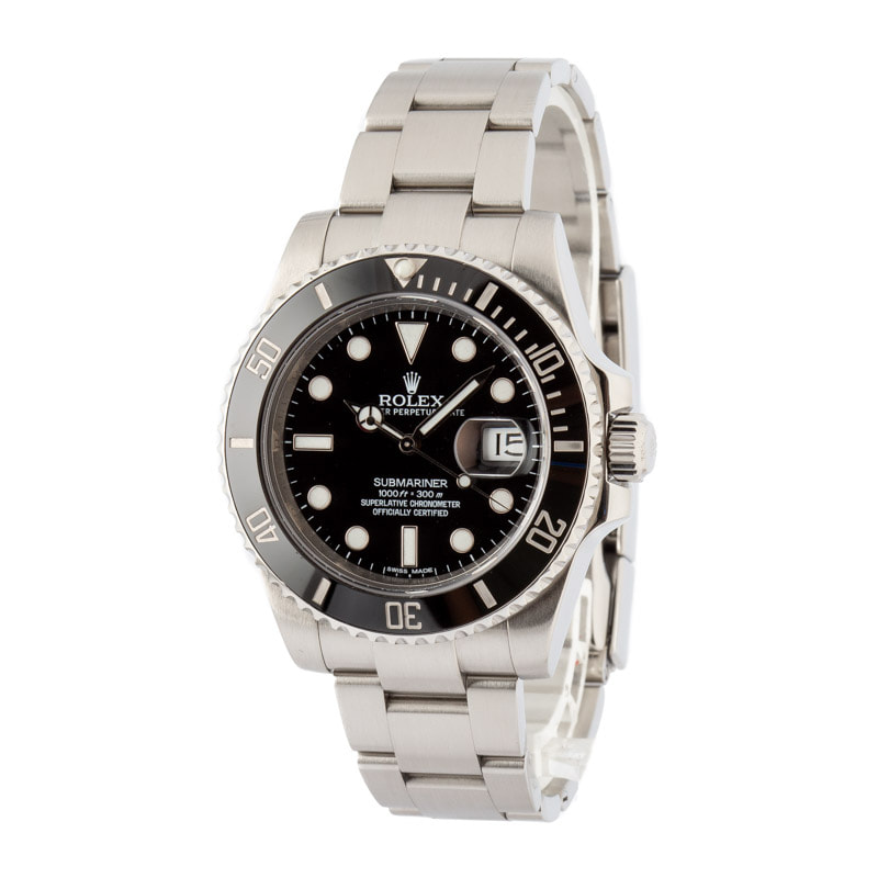 Rolex Submariner Ref 116610 Black Chromalight Dial