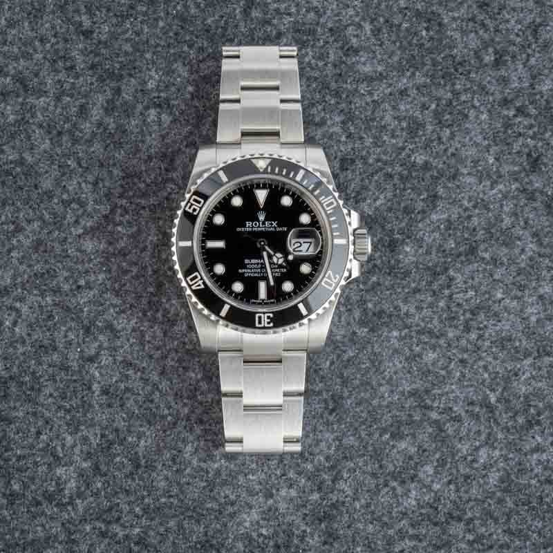 Pre-owned Rolex Submariner Ref 116610 Black Dial