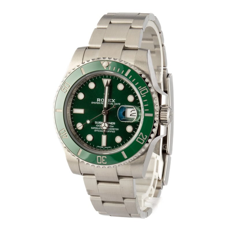 Rolex Submariner HULK 116610LV Oyster Perpetual Green Ceramic