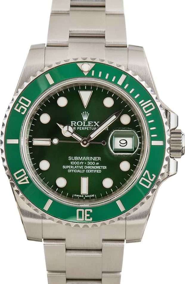 Hulk Rolex 116610LV Submariner Stainless Steel Watch Review